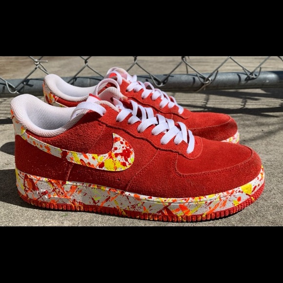 Nike Other - SOLD Nike Air Force One Red Suede